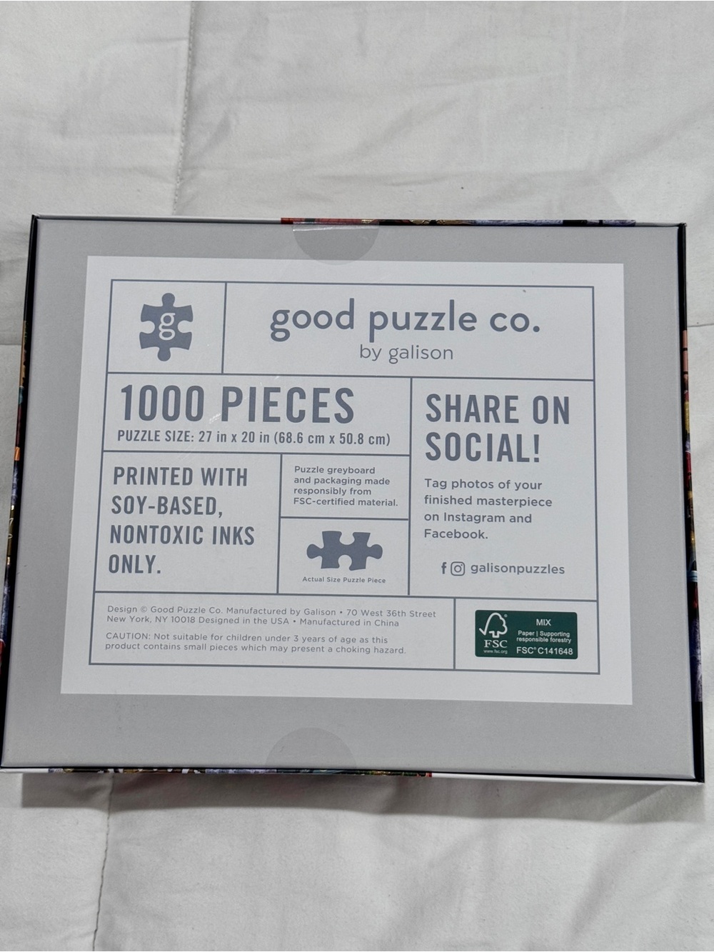🎃 Good Puzzle Co. by Galison Halloween — 1000-Piece Foil Puzzle - Picture 2 of 3
